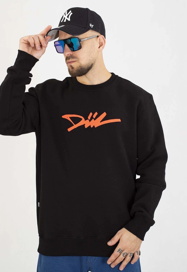 Bluza Diil Bez Kaptura Odblask czarna