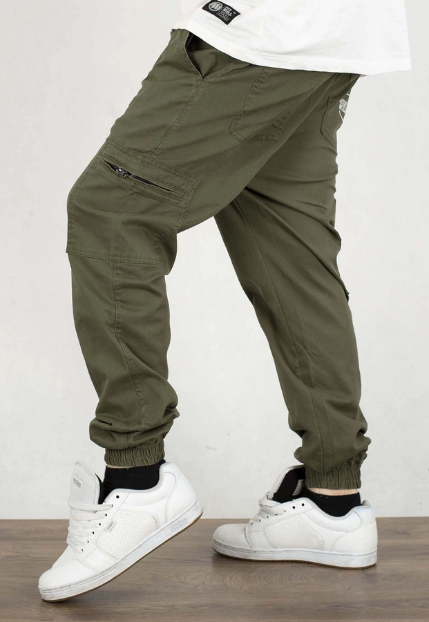 Spodnie Środowisko Miejskie Joggery Bojówki Classic Icon khaki