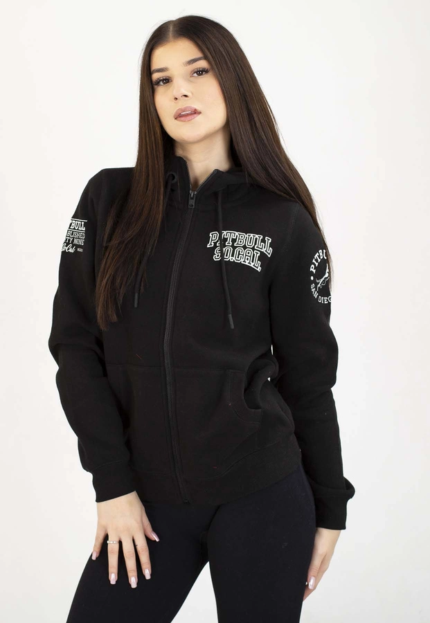 Bluza Pit Bull Z Kapturem Zip Fiora black