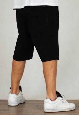 Spodenki B.O.R. Biuro Ochrony Rapu Jeans Guma czarny jeans