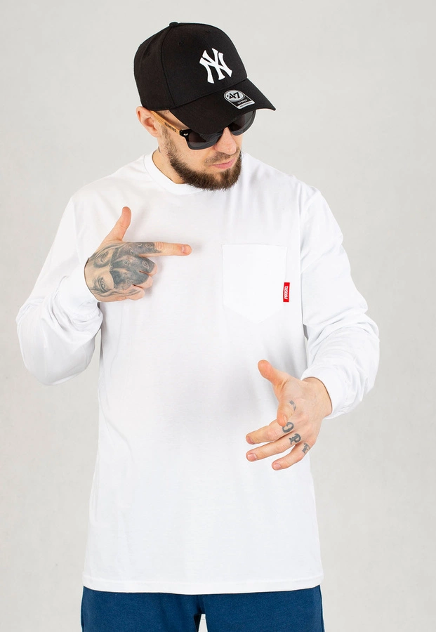 Longsleeve Prosto Flazz biały