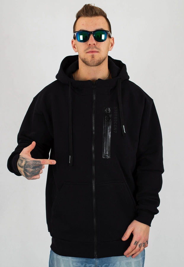 Bluza Stoprocent Baggy Zip BackSpin czarna