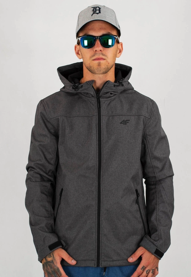 Kurtka Softshell 4F SFM002 NeoDry 5 000 średni szary 