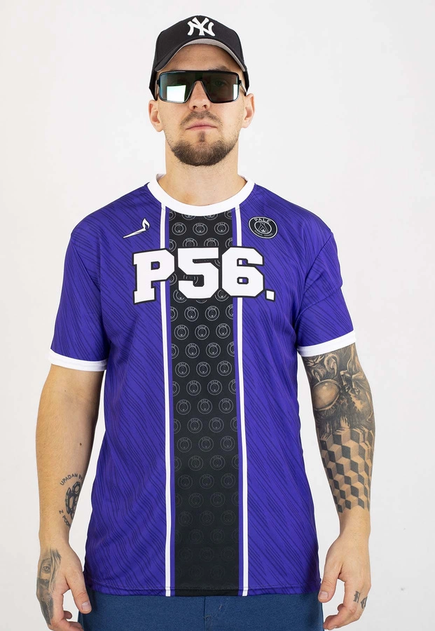 T-shirt Dudek P56 Palę Sobie Grass Football fioletowy