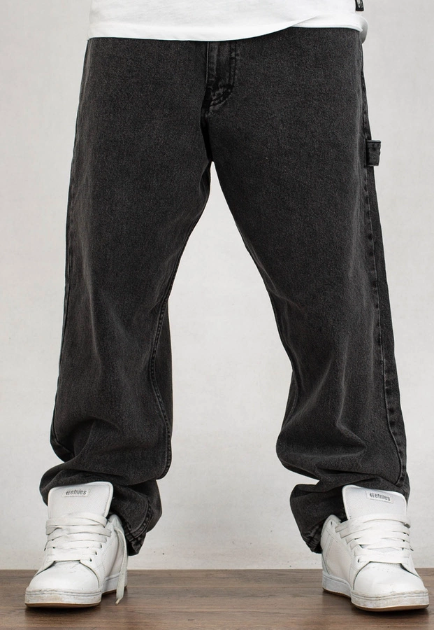 Spodnie SSG Jeansy Baggy Premium Washed SSG light black