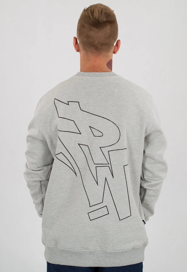 Bluza Polska Wersja PW Outline jasno szara