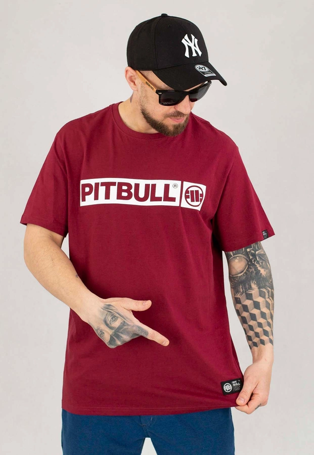 T-shirt Pit Bull Hilltop 170 bordowy