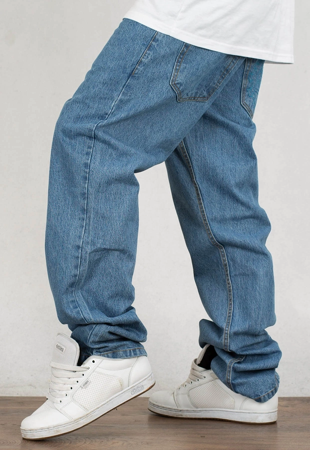 Spodnie Diil Regular Jeans Outline niebieski light