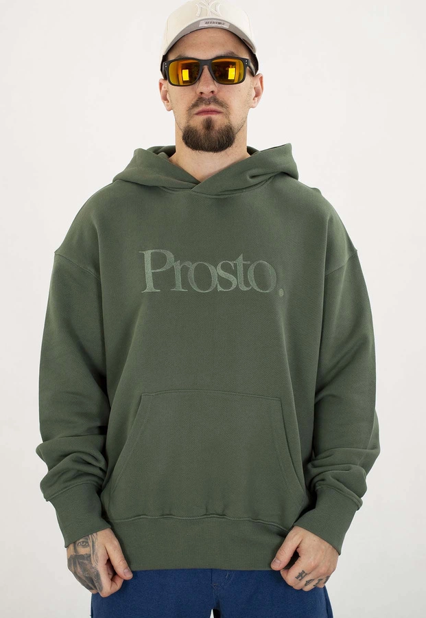 Bluza Prosto Z kapturem Mizo ciemno zielona