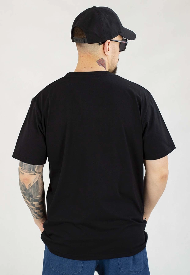 T-shirt Diil Small czarno żółty