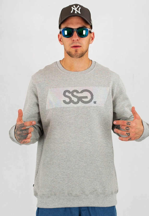 Bluza SSG Hologram jasno szara