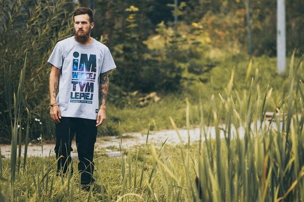T-shirt Diamante Wear Im WIęcej Tym Lepiej szary