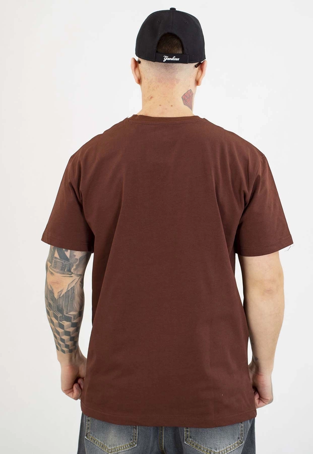 T-shirt Diil Laur brązowy