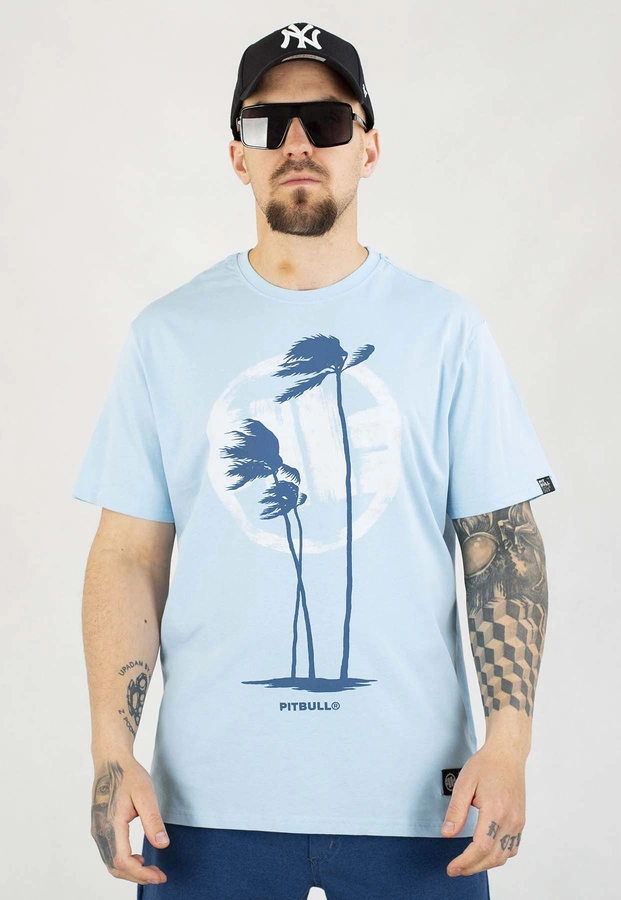 T-shirt Pit Bull Palms 170 light blue