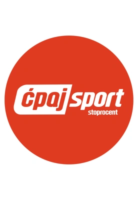 Wlepa Stoprocent Ćpaj Sport czerwona