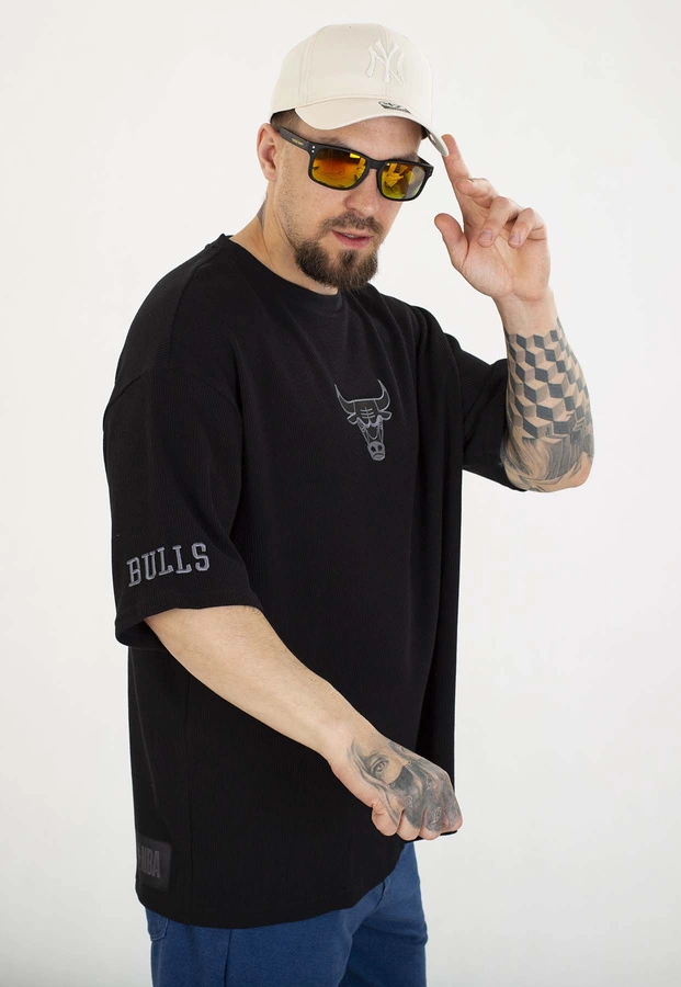 T-shirt New Era NBA Waffle Of Bulls 60667872 czarny
