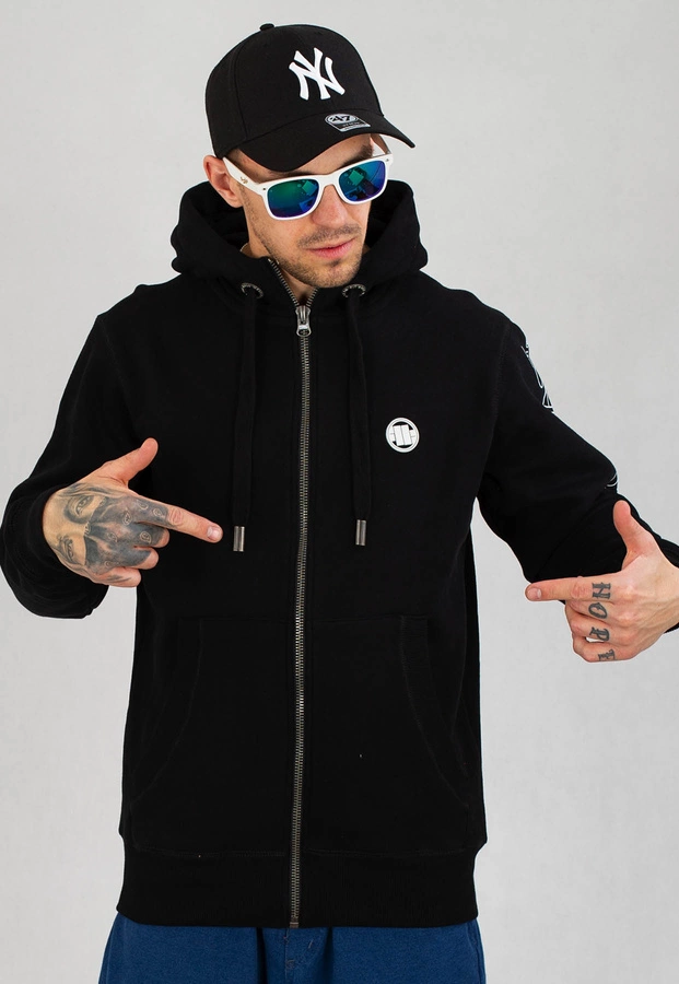 Bluza Pit Bull Zip Sleeve TNT czarna