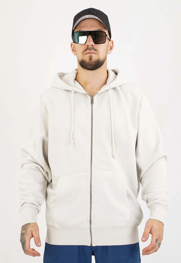 Bluza Pit Bull Z Kapturem ZIP Hackett white stone