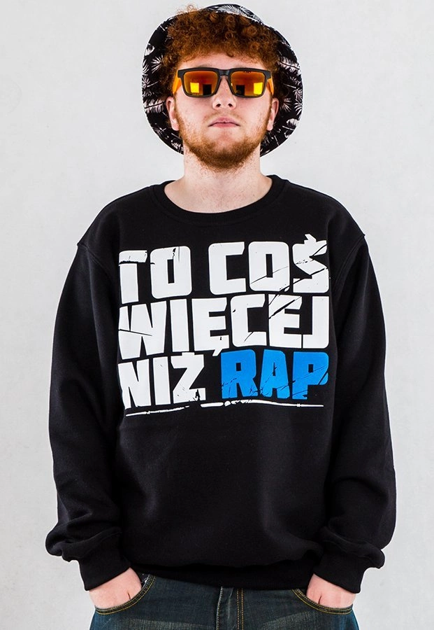 Bluza PihSzou To Coś Więcej Niż Rap czarna