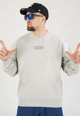 Bluza Prosto Bez Kaptura Box szara