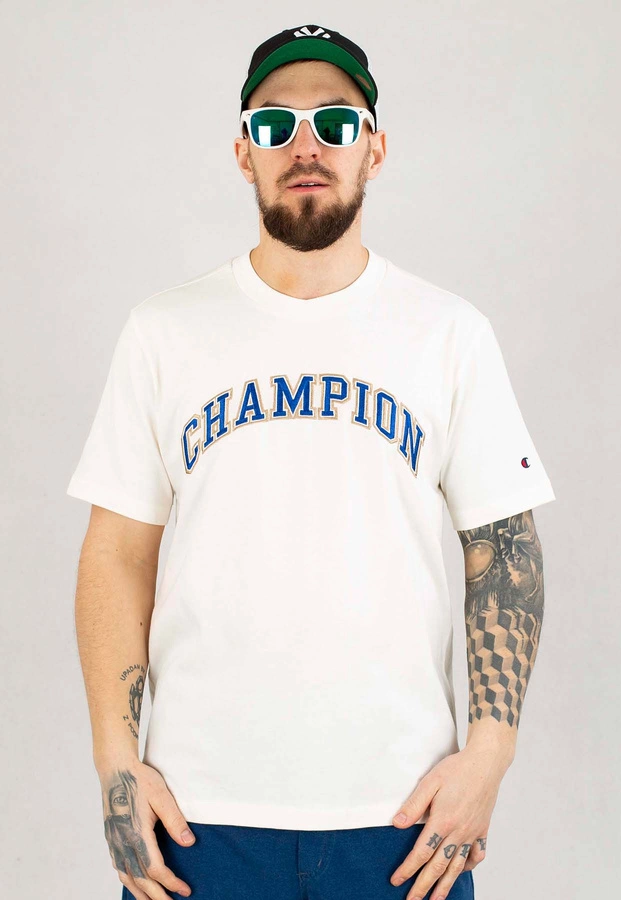 T-shirt Champion 219180 beżowy