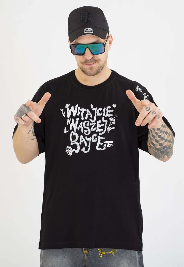 T-shirt Stoprocent Witajcie W Naszej Bajce czarny