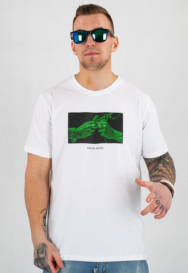 T-shirt Ganja Mafia GM 2009- 2019 Decade biała