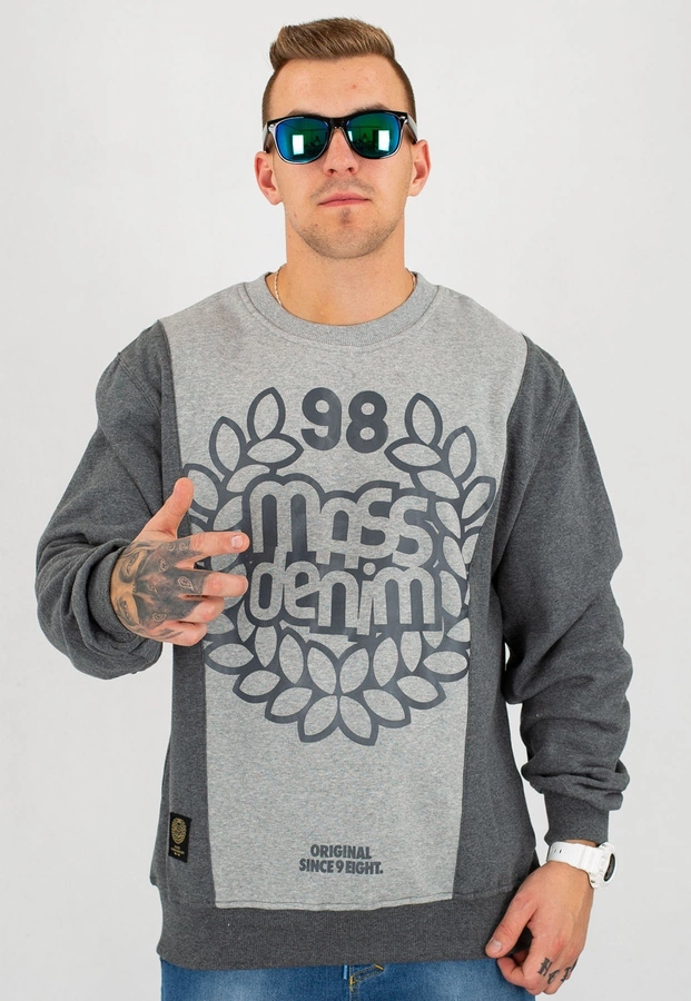 Bluza Mass False Start szaro grafitowa