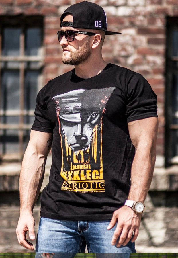 T-shirt Patriotic Żołnierze Wyklęci czarny