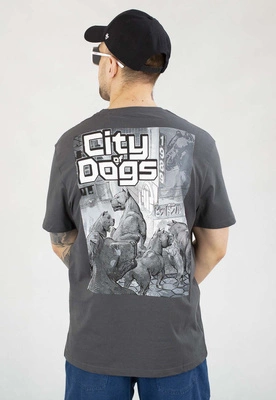 T-shirt Pit Bull City Of Dogs 170 graphite