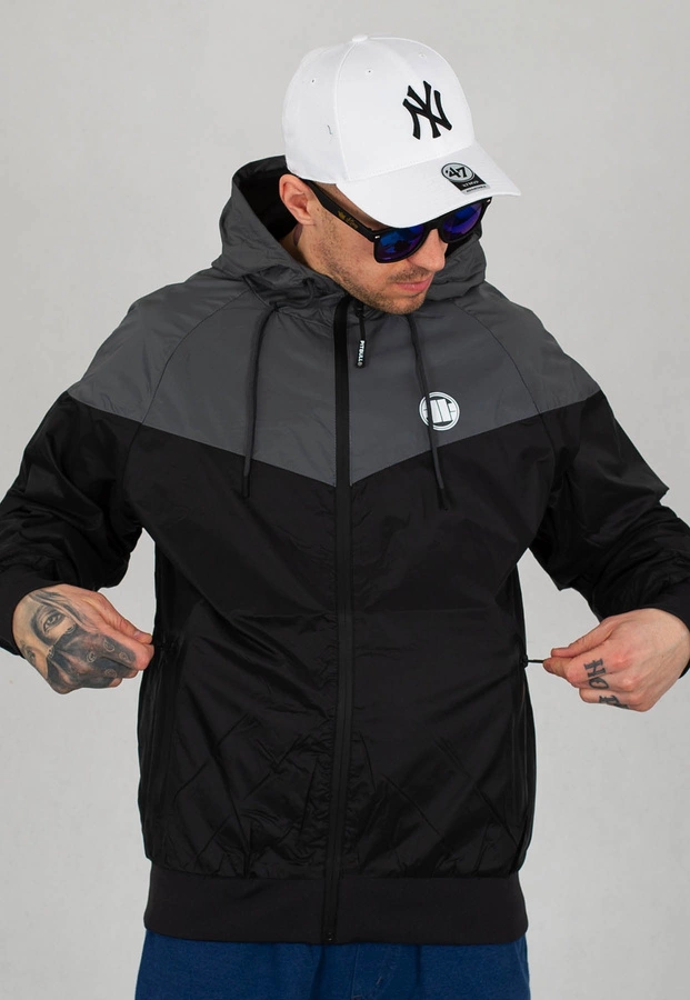 Kurtka Pit Bull Division czarno szara