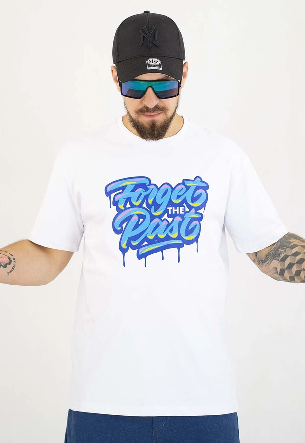 T-shirt Motive Forget Front biały