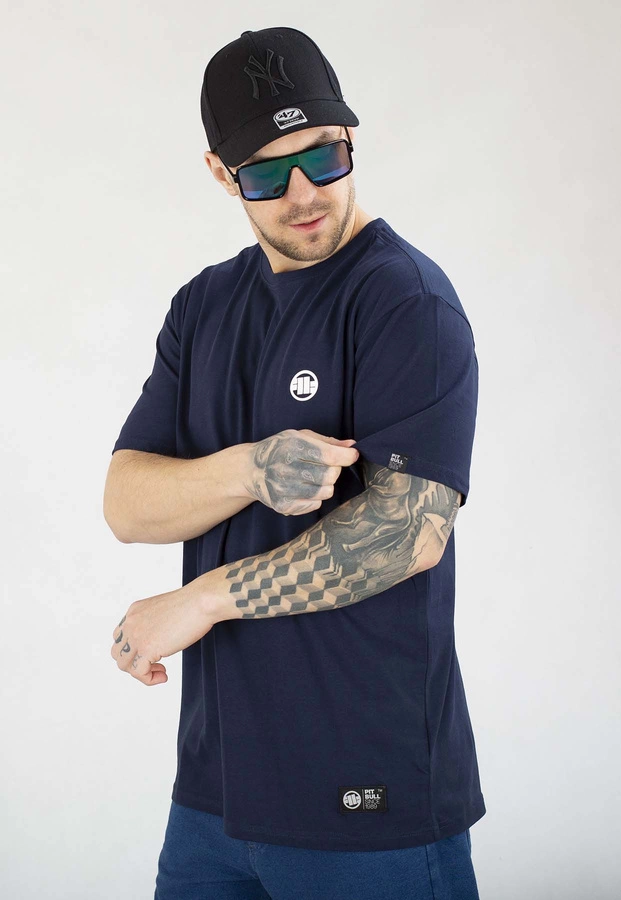 T-shirt Pit Bull Small Logo 170 dark navy