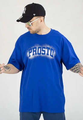 T-shirt Prosto Baggy Jung kobaltowy