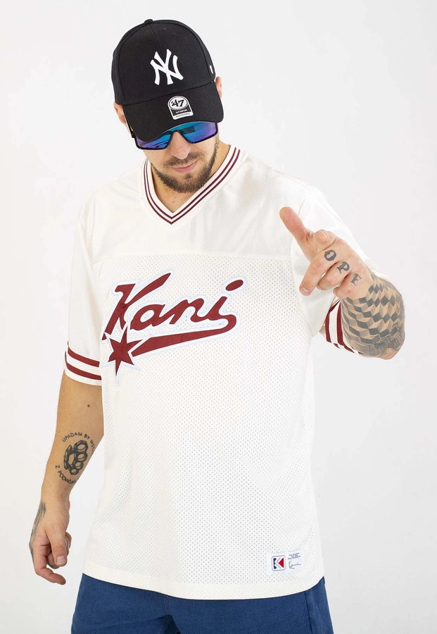 T-shirt Karl Kani Varsity Star Football Jersey PD00007554 beżowy