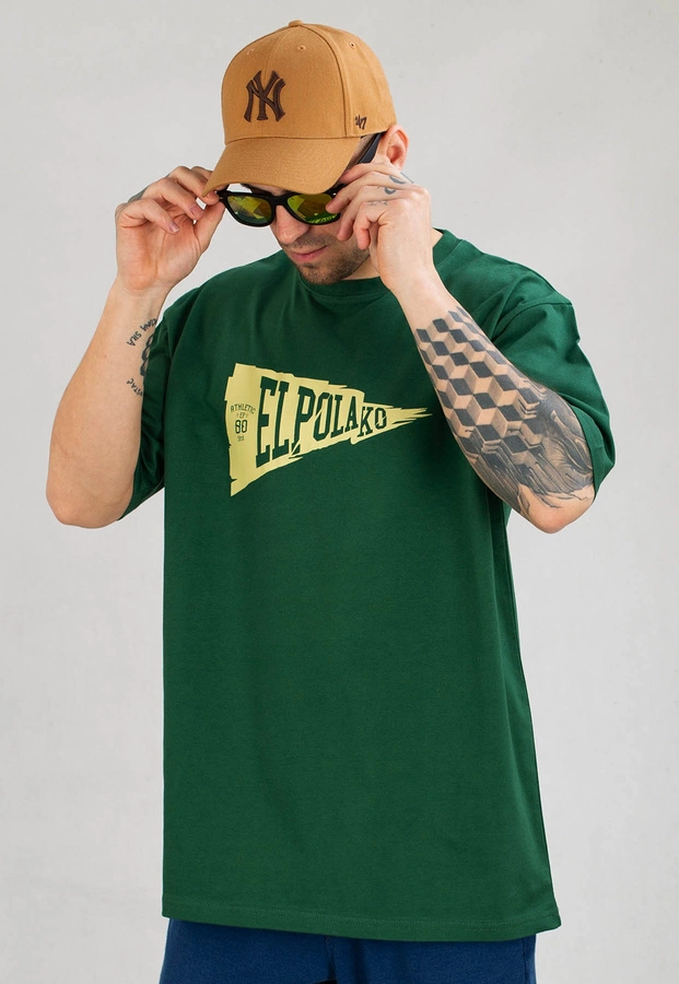 T-shirt El Polako EP Flag zielony