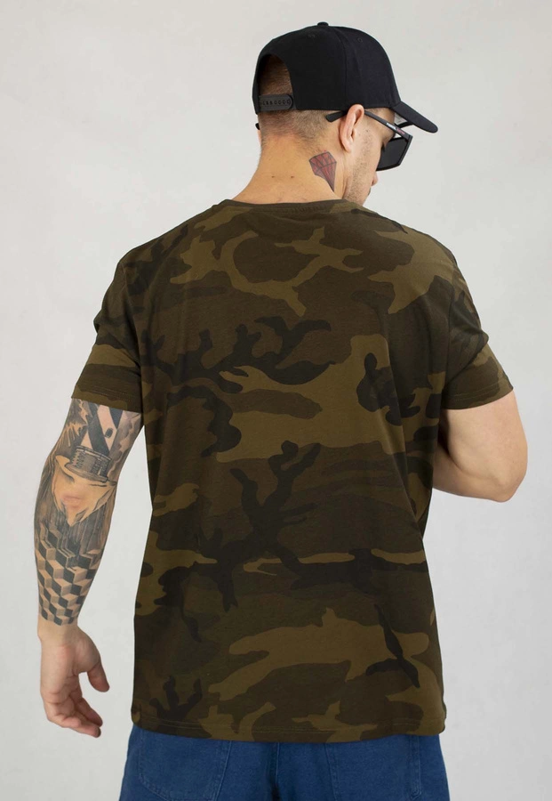 T-shirt Alpha Industries Basic 100501C oliwkowa camo