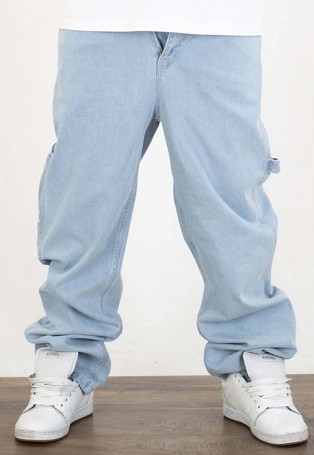 Spodnie Karl Kani Reto Baggy Workwear Denim 6000501 bleached blue