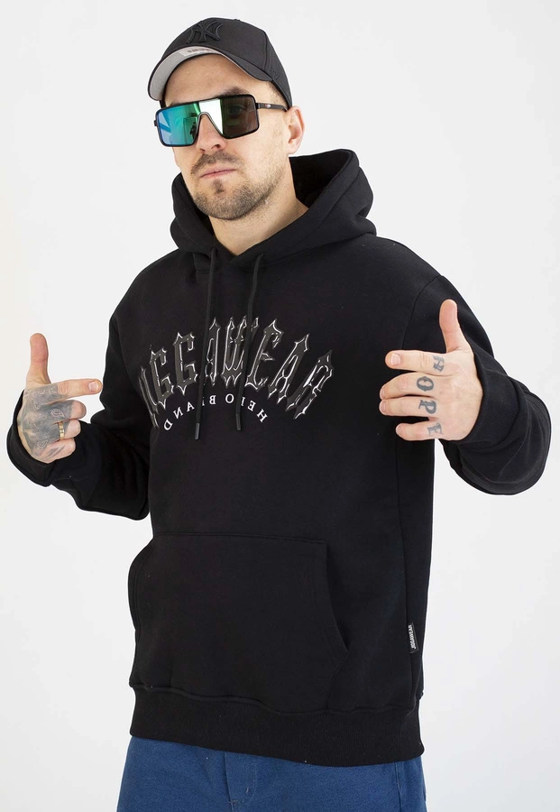 Bluza Jigga Wear Z Kapturem Trap Logo czarna