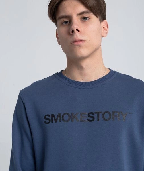 Smoke Story RAGLAN STRAIGHT Bluza bez kaptura Granatowy