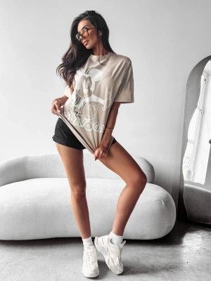 T-Shirt Olavoga Besco beżowy