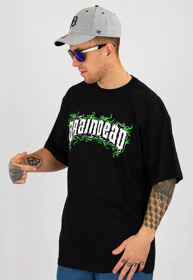 T-shirt Brain Dead Familia Ośmiornica czarny