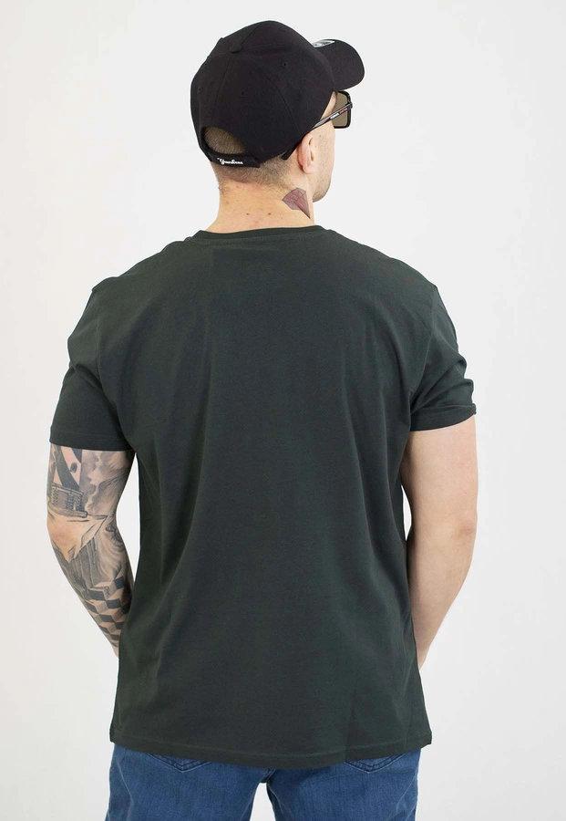 T-shirt Alpha Industries Basic T 2Pack 106524 czarny ciemno zielony