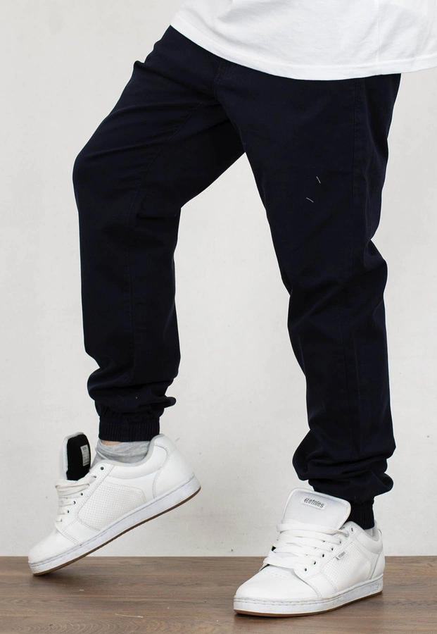 Spodnie Prosto Chino Jogger Call granatowe