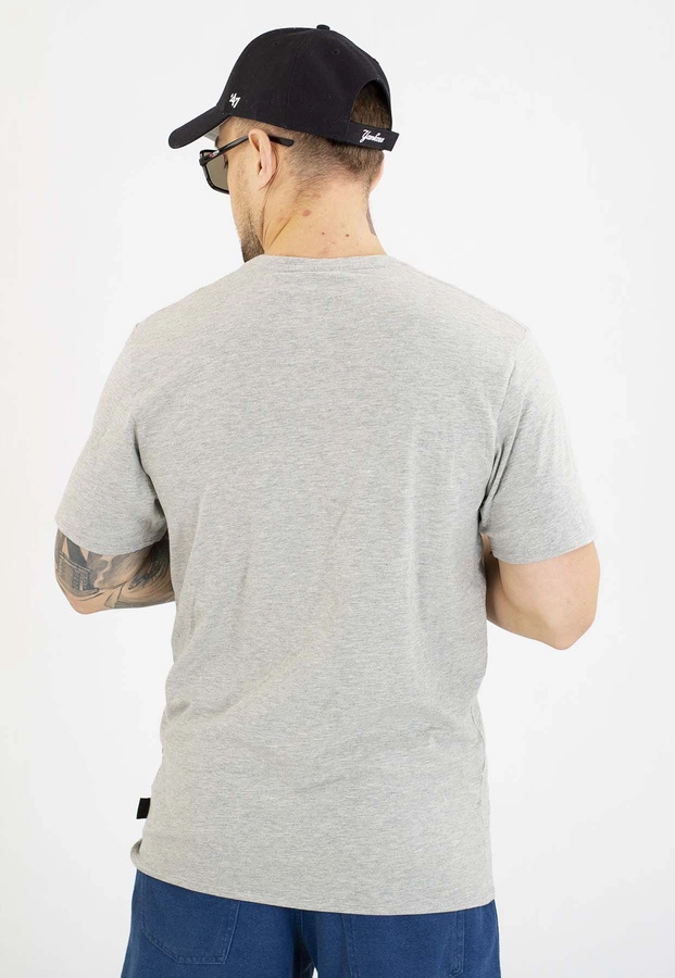 T-shirt Prosto Slim szary