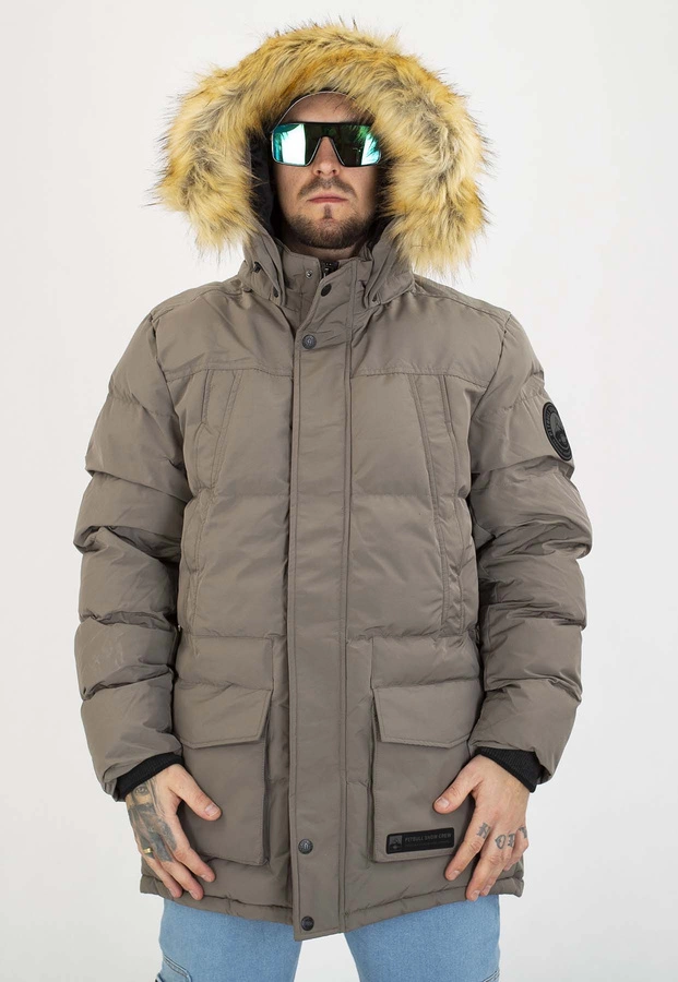 Kurtka Pit Bull Zimowa Forest taupe