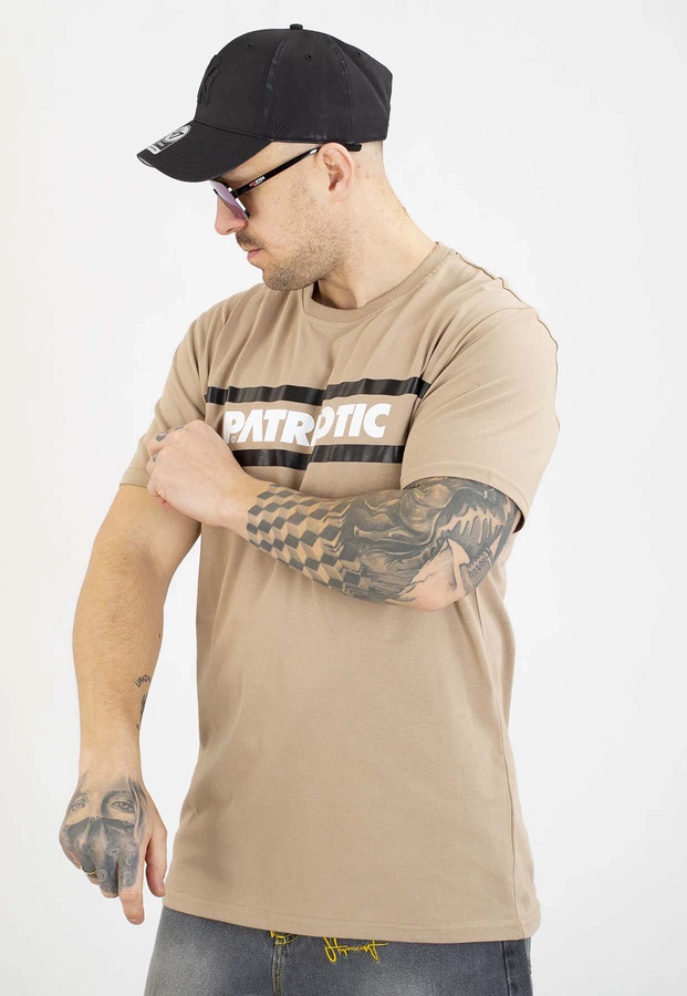 T-shirt Patriotic P New Line beżowy
