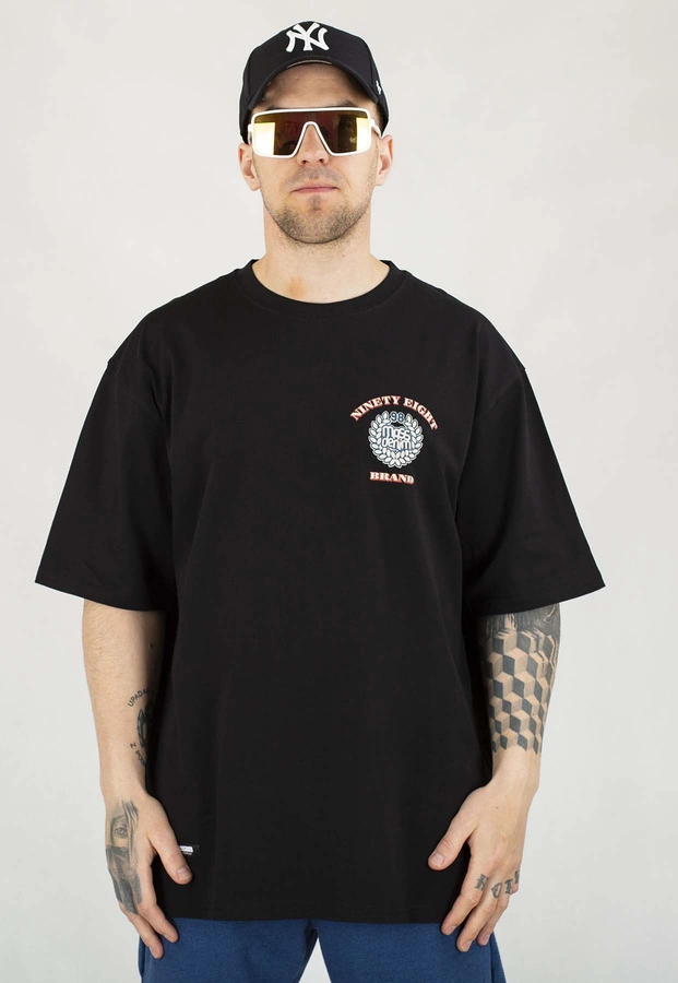 T-shirt Mass Stamp czarny