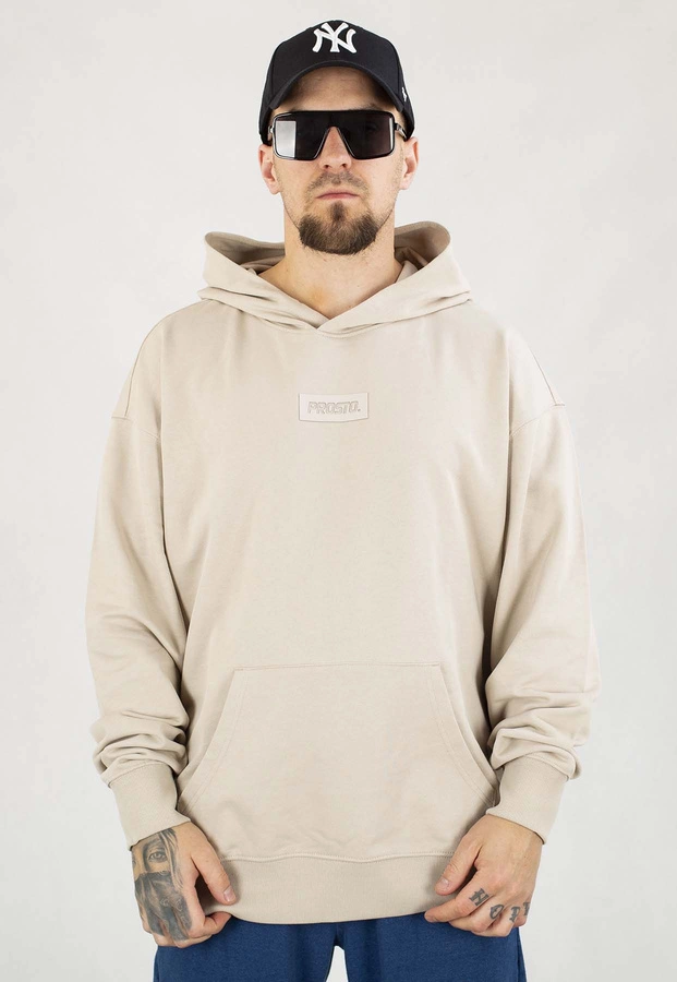 Bluza Prosto Z kapturem Box 2.0 beżowa