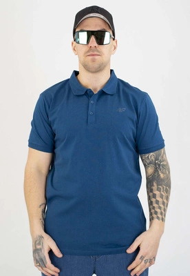 T-shirt Polo 4F M367 morski zielony